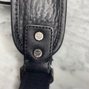 MCM Stark Side Studs Backpack in Visetos Black.